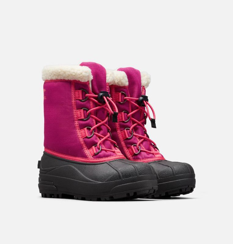 Kids Snow Boots Pink/Black - Sorel Youth Cumberland™ - 795-DEIBWY